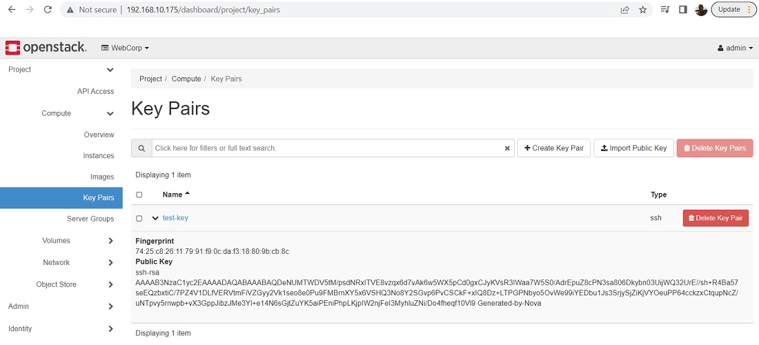 OpenStack - El Dashboard (Proyecto Horizon) y la CLI
