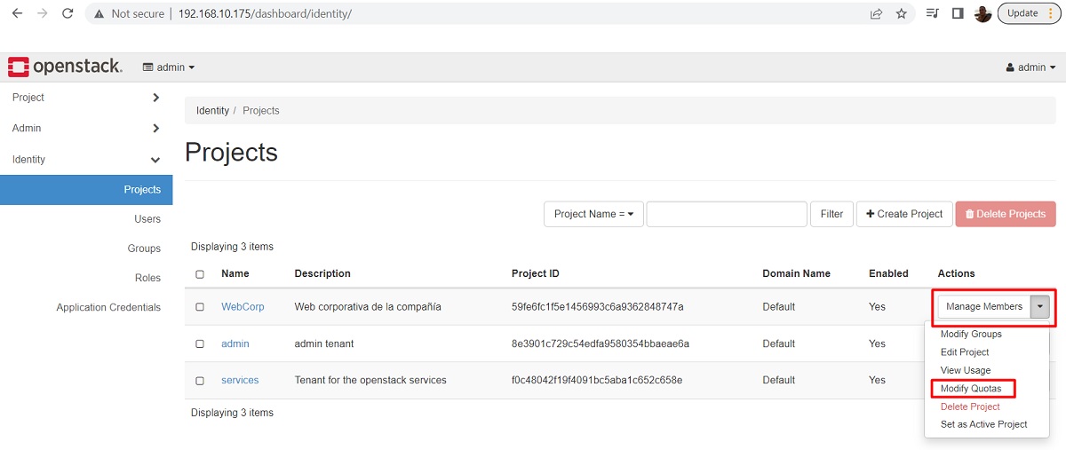 OpenStack - El Dashboard (Proyecto Horizon) y la CLI